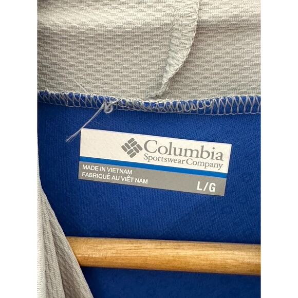 Columbia Mens Terminal Deflector Ice Hoodie Long Sleeve Shirt Men's Large NEW - Picture 8 of 8